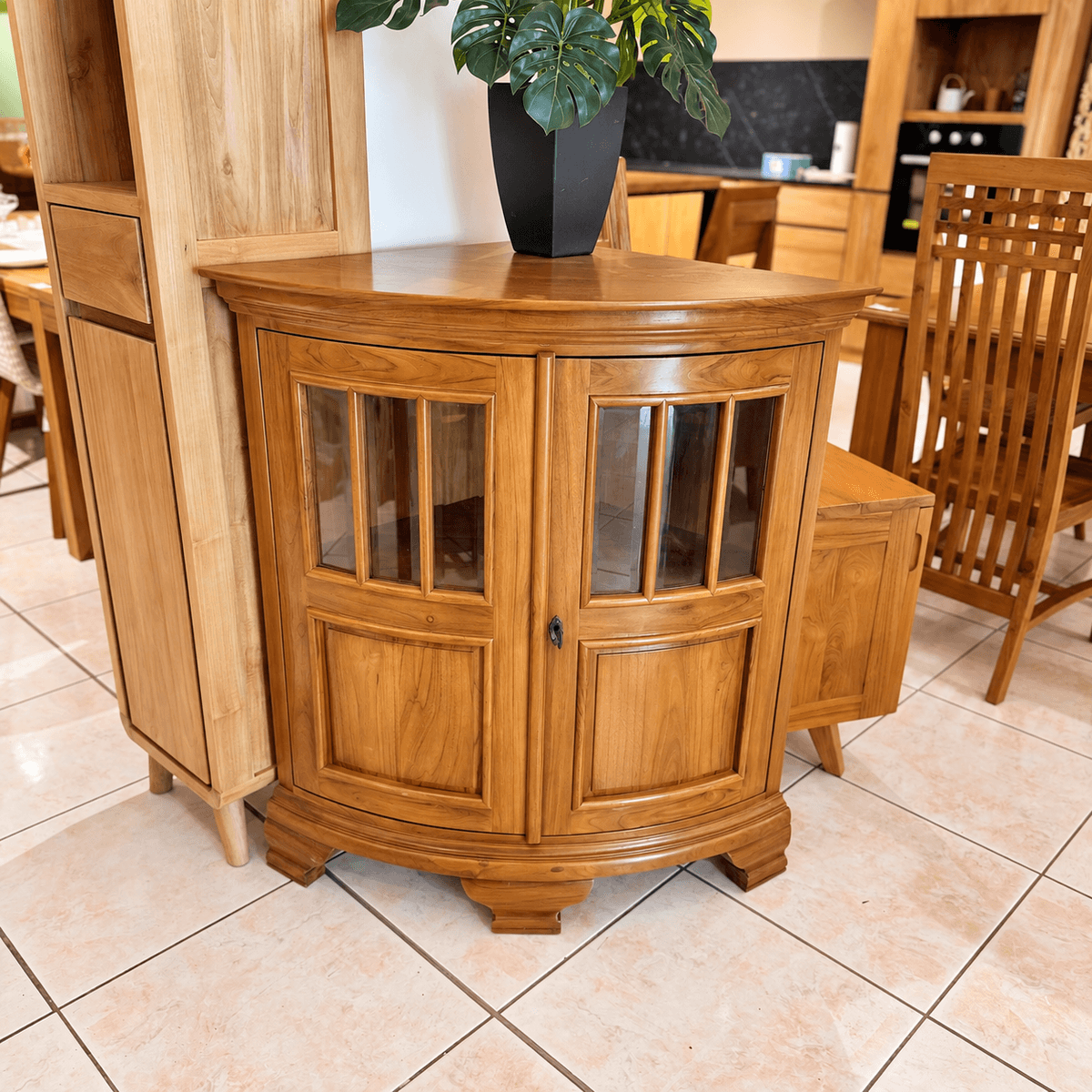 Buffet d'angle 2P 65x65x100cm