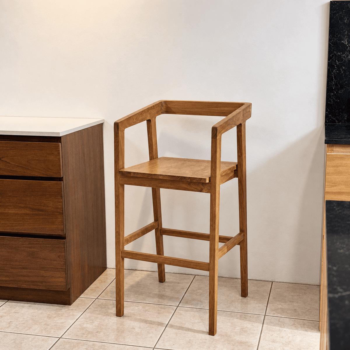 Chaise de bar carrée H=76 CM