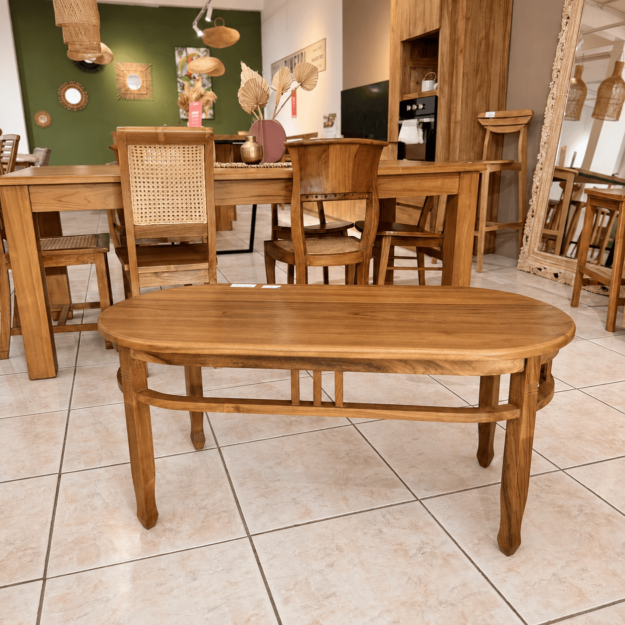 Table de Salon Betawi Henry Ovale THC